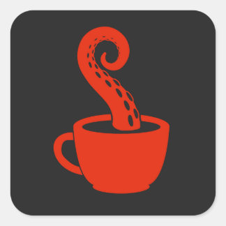 BLC Logo Sticker, zwart Vierkante Sticker