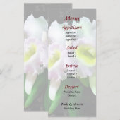 BLC Mary Ellen Underwood Krull-Smith Trouwmenu Menu (Voorkant / Achterkant)