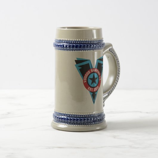 Blck- & Blue Beer Stein Bierpul (Voorkant rechts)