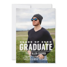 BLD AFSTUDEERDER Foto Graduation Party Notice