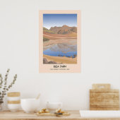 Blea Tarn Lake District Reisposter Poster (Keuken)