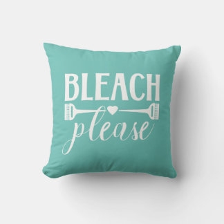 Bleach Alsjeblieft Citaat Kapper Stylist Salon Kussen