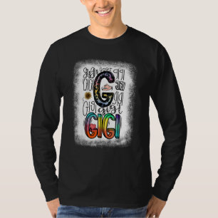 Bleach Gigi Typography Leopard Tie Dye Happy Mothe T-shirt
