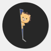 Bleach Kon Zipper Ronde Sticker (Voorkant)