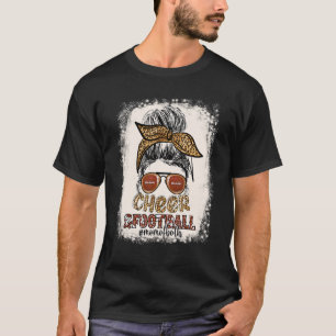 Bleach Leopard Messy Bun Mam van Cheer en Foo T-shirt