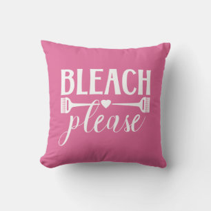 Bleach Please Citaat Kapper Stylist Salon Kussen