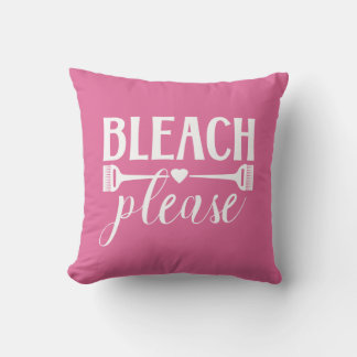 Bleach Please Citaat Kapper Stylist Salon Kussen