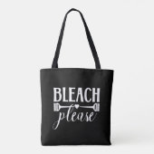 Bleach Please - Kapper Stylist Kleurist Salon Tote Bag (Achterkant)