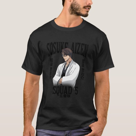 Bleach Sosuke Aizen Squad 5 T-shirt (Voorkant)