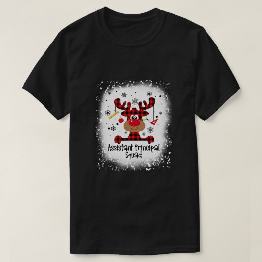 Bleached Assistant Principal Squad Reindeer Funny T-shirt (Design voorkant)