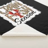 Bleached Crawfish Season Leopard Crawfish Boil Sherpa Deken (3/4)