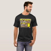 Bleached Leopard Softball Game Day Vibes Softball T-shirt (Voorkant volledig)