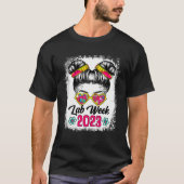 Bleached Messy Bun Lab Week 2023 Medical Laborator T-shirt (Voorkant)