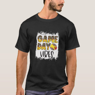Bleached Softball Game Day Vibes Tee Softball Seas T-shirt