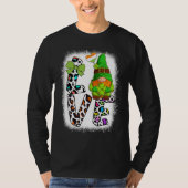 Bleached St Patricks Day St Patricks Gnomes Love T-shirt (Voorkant)