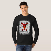 Bleached Teacher Squad Reindeer Teacher Christmas  T-shirt (Voorkant volledig)