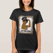 Bleaching Autism Awareness Sterke mam Afro Moeder  T-shirt (Voorkant)