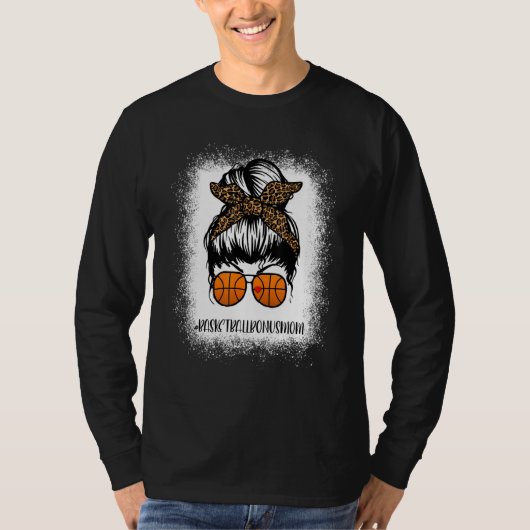 Bleaching Basketball Bonus Ma Life Leopard Messing T-shirt (Voorkant)