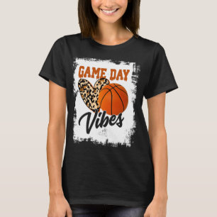 Bleaching Game Day Vibes Basketball Fan Ma Grandma T-shirt
