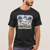 Bleaching Hanukkah 2021 Gnome Menorah Funny Channu T-shirt (Voorkant)