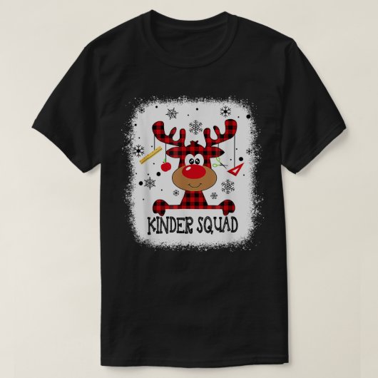 Bleaching Kindergarten Squad Reindeer Funny Kinder T-shirt (Design voorkant)