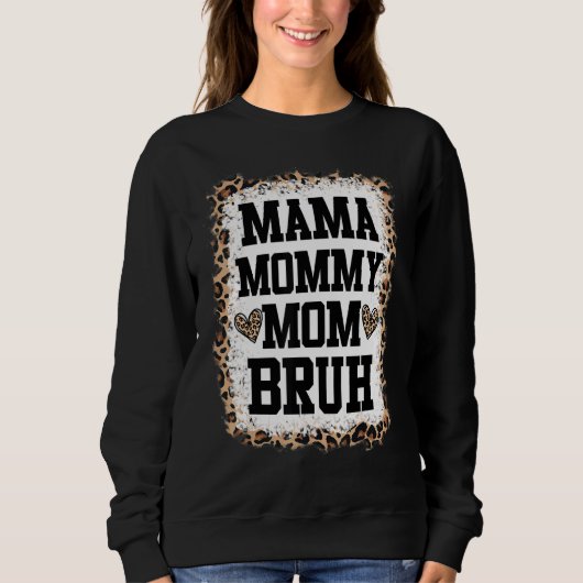 Bleaching Leopard mama Trui (Voorkant)