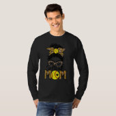 Bleaching Leopard Softball Mam Day Bun M T-shirt (Voorkant volledig)