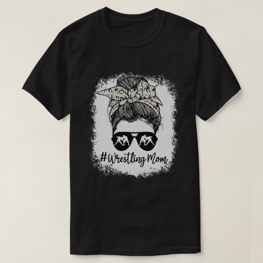 Bleaching Life Wrestling Mam Messine Glasses T-shirt (Design voorkant)
