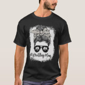 Bleaching Life Wrestling Mam Messine Glasses T-shirt (Voorkant)