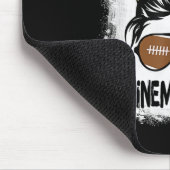 Bleaching Lineman Ma Life Leopard Messy Bun Footba Muismat (Hoek)
