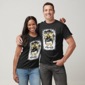 Bleaching Ma Life Sunflower Messy Bun Moederdag T-shirt (Unisex)