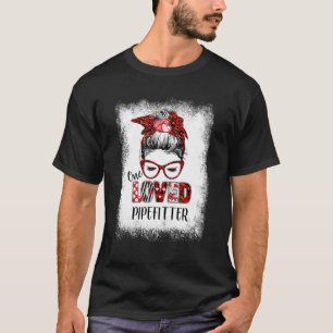 Bleaching Messy Bun One Loved Pipefitter Valentijn T-shirt