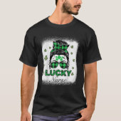 Bleaching One Lucky Nurse Patricks Day Leopard Sha T-shirt (Voorkant)