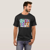 Bleaching Summer Break Lightning Leopard Teacher E T-shirt (Voorkant volledig)