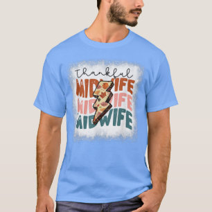 Bleaching Thankful Midwel Herfst Thanksgiving Doul T-shirt