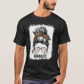 Bleaching Volleyball Nana Messy Bun Nana Life Moth T-shirt (Voorkant)