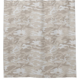 Bleaching Wasteland Camo Douchegordijn