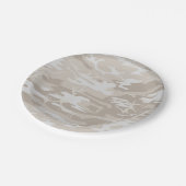 Bleaching Wasteland Camo Papieren Bordje (Gekanteld)