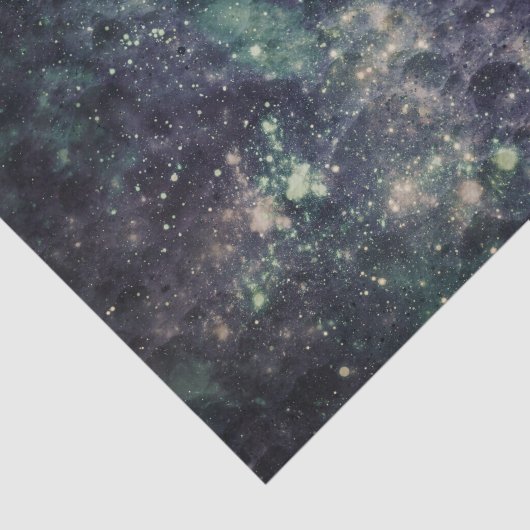 Bleak Galaxy Space Rock Birthday Party Tissuepapier (Detail)