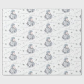 Bleak Mid Winter Beer Snow Princess Pattern Cadeaupapier (Vlak)