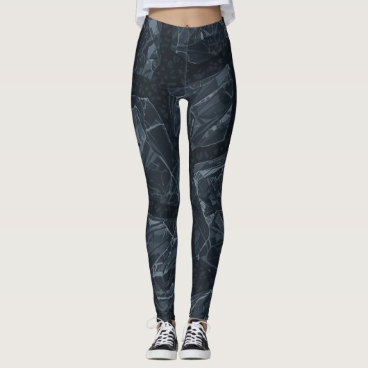 Bleak Rock Cool Broek Dark Grunge Steen Leggings (Voorkant)