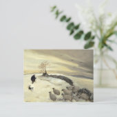 Bleak winter day briefkaart (Staand voorkant)
