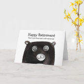 Bleary eyed eyed beer pensioenkaart kaart (Gele Bloem)