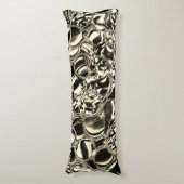 Blebs van goud of glasbellen, helderheid? lichaamskussen (Voorkant Verticaal)