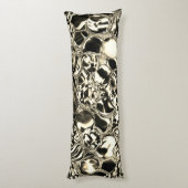 Blebs van goud of glasbellen, helderheid? lichaamskussen (Achterkant (Verticaal))