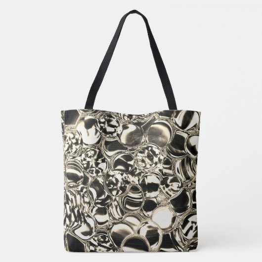 Blebs van goud of glasbellen? tote bag (Achterkant)