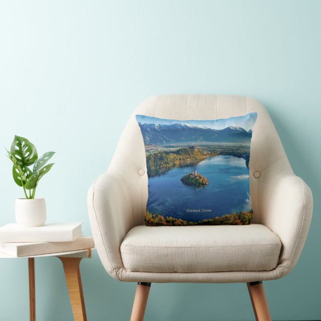 Bled Eiland, Slovenië, landschappelijk Kussen (Stoel)