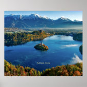 Bled Eiland, Slovenië, landschappelijk Poster (Voorkant)