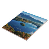 Bled Eiland, Slovenië, landschappelijk Tegeltje (Zijkant)
