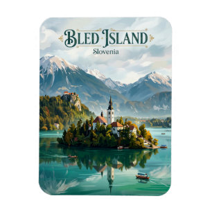 Bled-eiland Slovenië Magneet